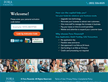 Tablet Screenshot of goforafinancial.com